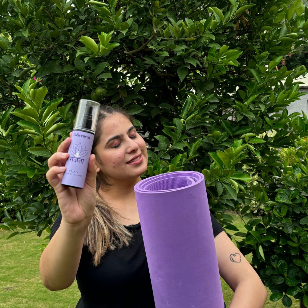 Rajata "राजता" Yoga Mat Cleaner, Anti- Microbial Mist